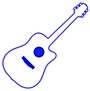 Dreadnought Guitar Outline